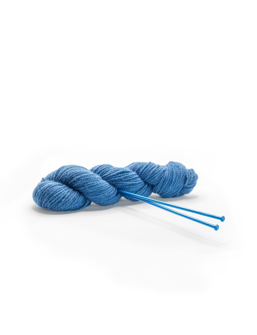Matassa di lana di Pecora blu cobalto