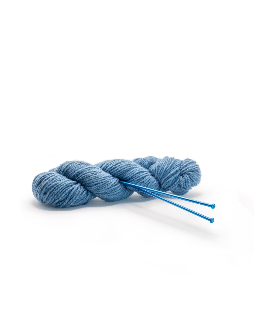 Matassa di lana di Pecora blu fiordaliso